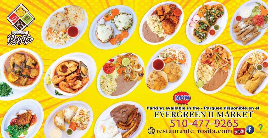 SALVADORAN FOOD RESTAURANTE ROSITA | restaurant | 1762 Rumrill Blvd, San Pablo, CA 94806, USA | 5104729265 OR +1 510-472-9265