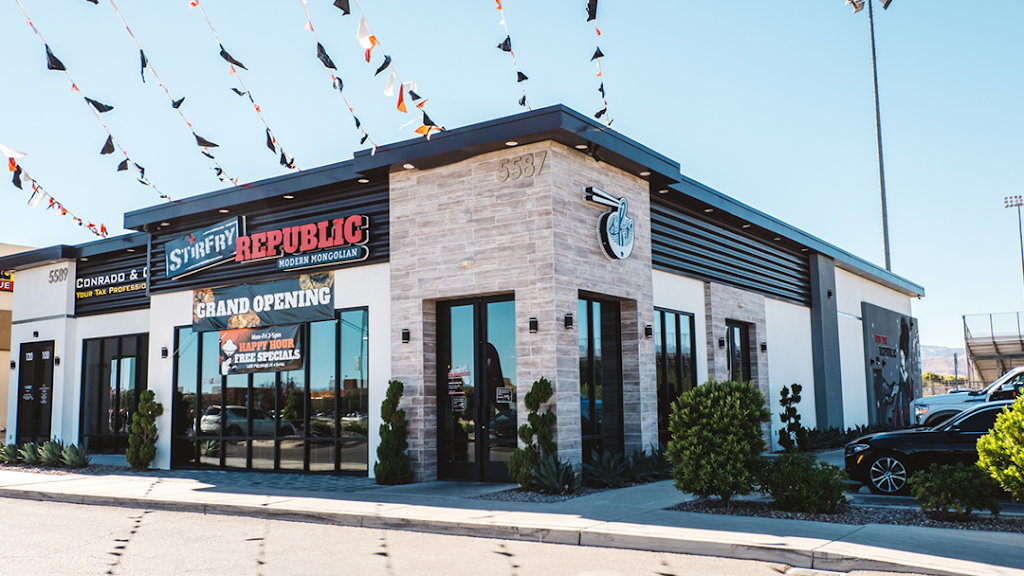 Stirfry Republic | restaurant | 5587 S Rainbow Blvd, Las Vegas, NV 89118, USA | 7028737847 OR +1 702-873-7847