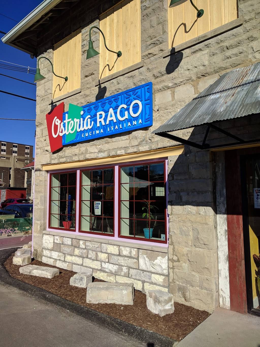 Osteria RAGO | restaurant | 419 E Kirkwood Ave, Bloomington, IN 47408, USA | 8128220694 OR +1 812-822-0694