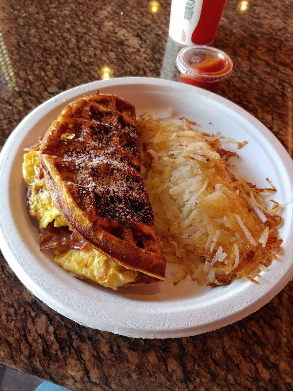 Waffle Rush | restaurant | 3048 Mountain View Dr Ste 101, Anchorage, AK 99508, USA | 9074441229 OR +1 907-444-1229