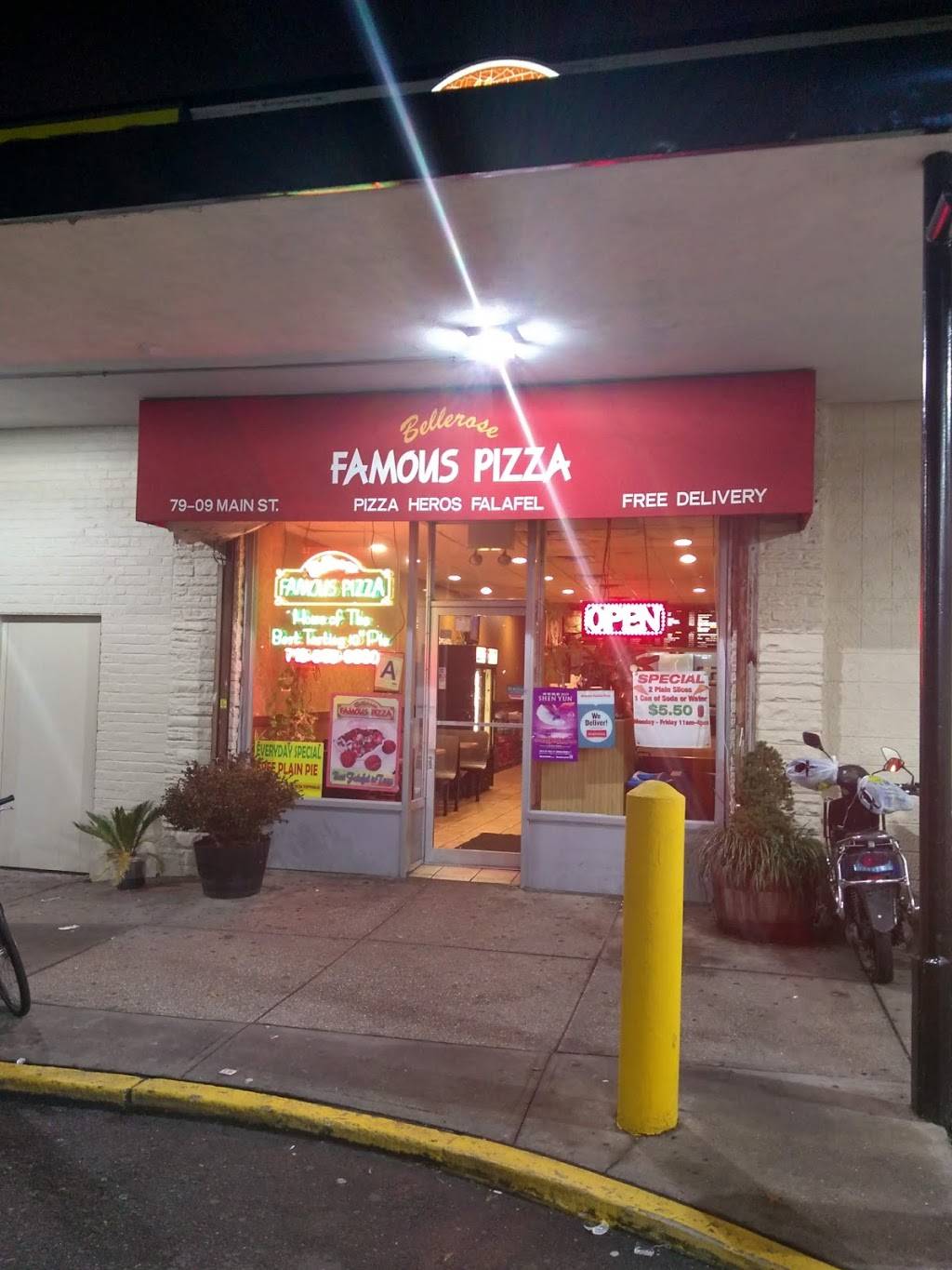 Bellerose Famous Pizza | restaurant | 79-9 Main St, Flushing, NY 11367, USA | 7189699800 OR +1 718-969-9800