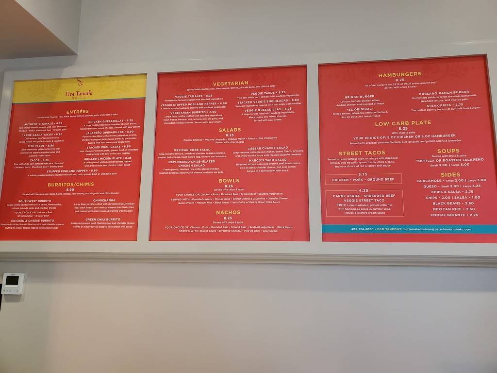 Hot Tamale Grill & Petro Deli | restaurant | 400 W Main St, Oklahoma City, OK 73102, USA | 4057248080 OR +1 405-724-8080