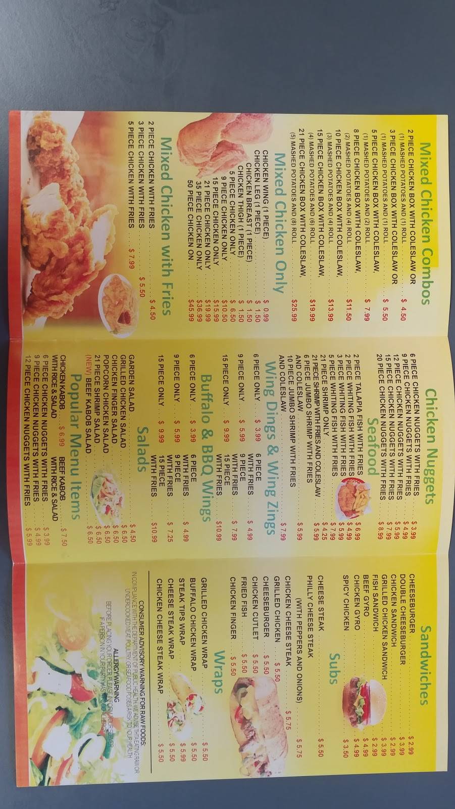 Crown Fried Chicken | restaurant | 819 Main St, Worcester, MA 01610, USA | 7745306060 OR +1 774-530-6060