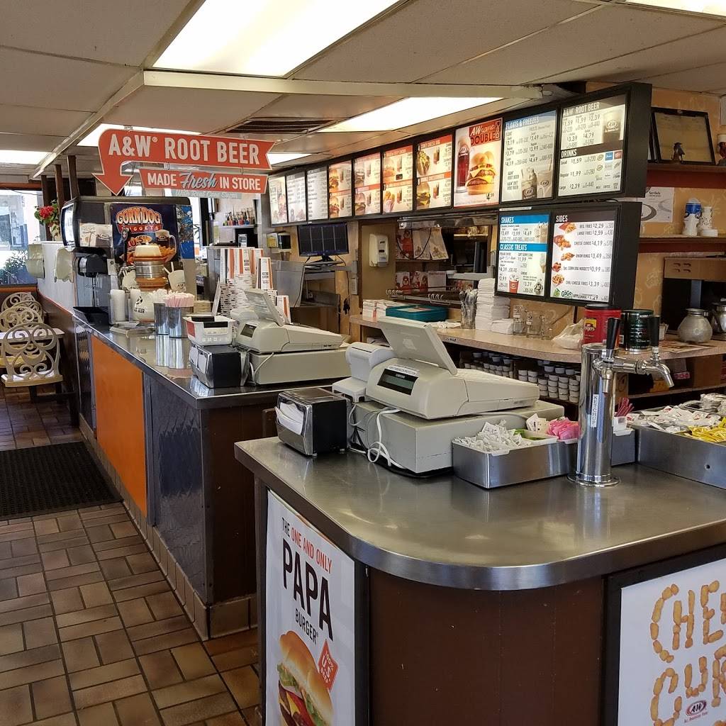 A&W Restaurant | restaurant | 1930 Mentone Blvd, Mentone, CA 92359, USA | 9097941428 OR +1 909-794-1428