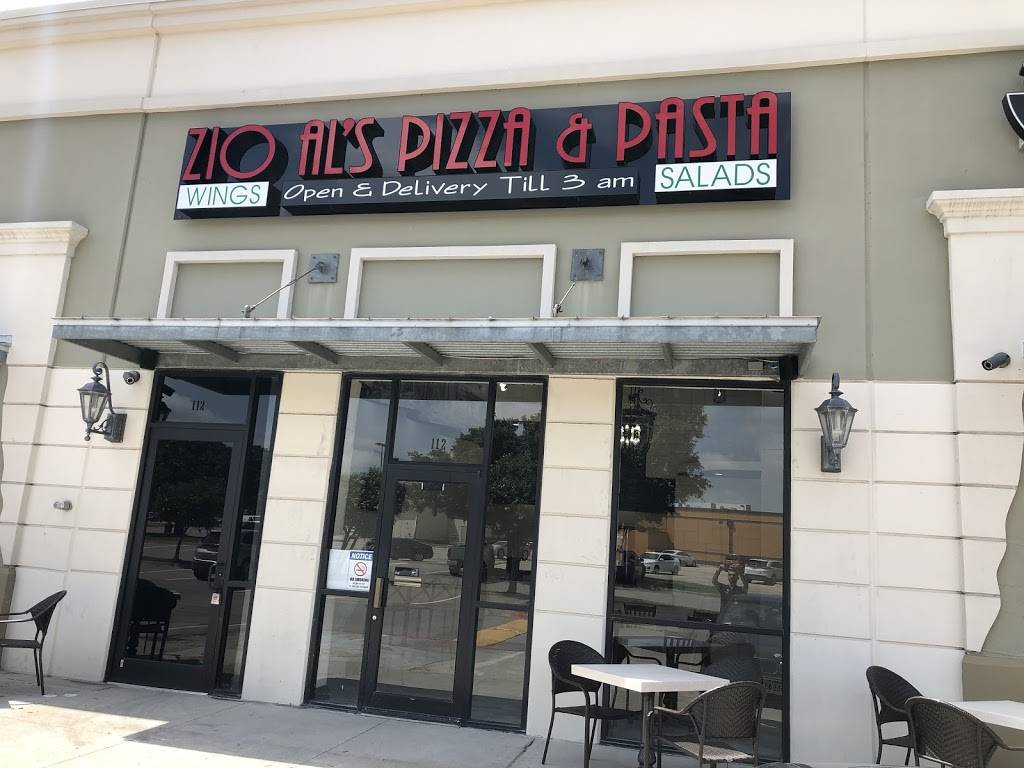 Zio Als Pizza & Pasta | restaurant | 8608 Preston Rd #112, Plano, TX 75024, USA | 9729875577 OR +1 972-987-5577