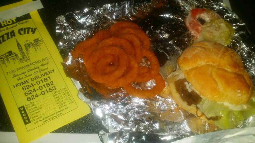 Pizza City | restaurant | 7129 Frankford Ave, Philadelphia, PA 19135, USA | 2156240181 OR +1 215-624-0181