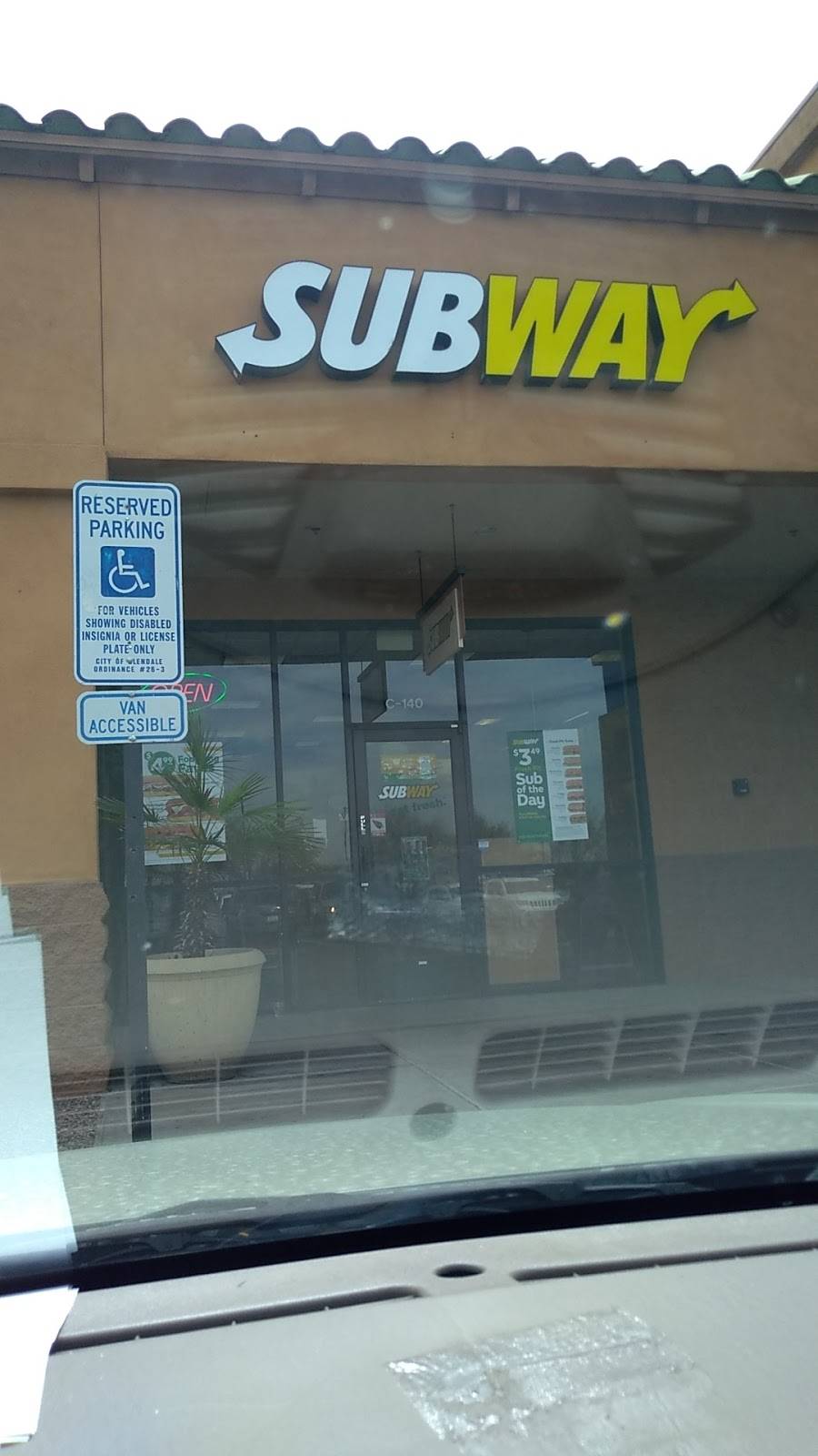 Subway Restaurants | restaurant | Agua Fria Towne Center, 9524 W Camelback Rd Suite C140, Glendale, AZ 85305, USA | 6238727824 OR +1 623-872-7824