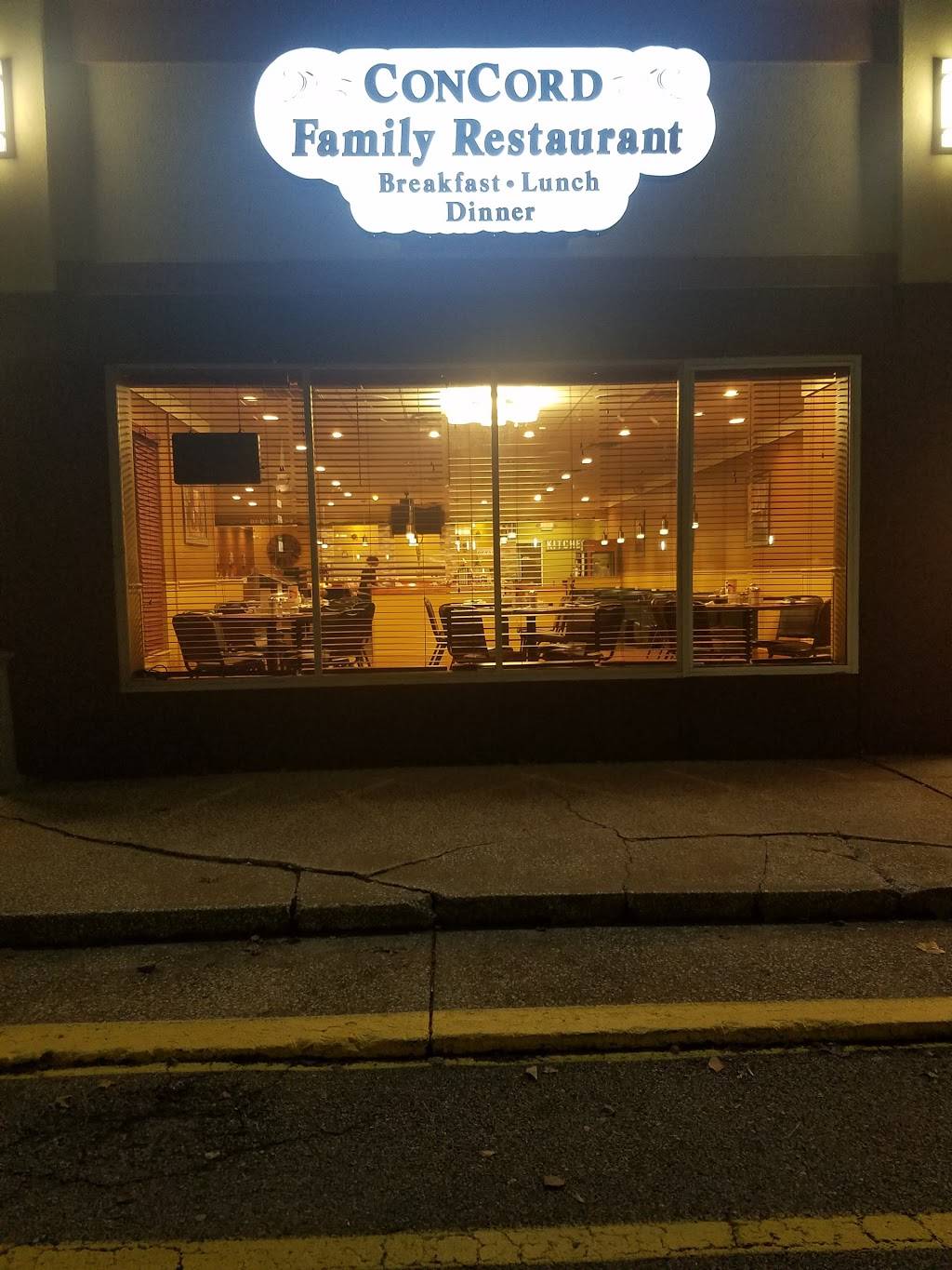 Concord Family Restaurant | restaurant | 9853 Johnnycake Ridge Rd, Mentor, OH 44060, USA | 4408531433 OR +1 440-853-1433