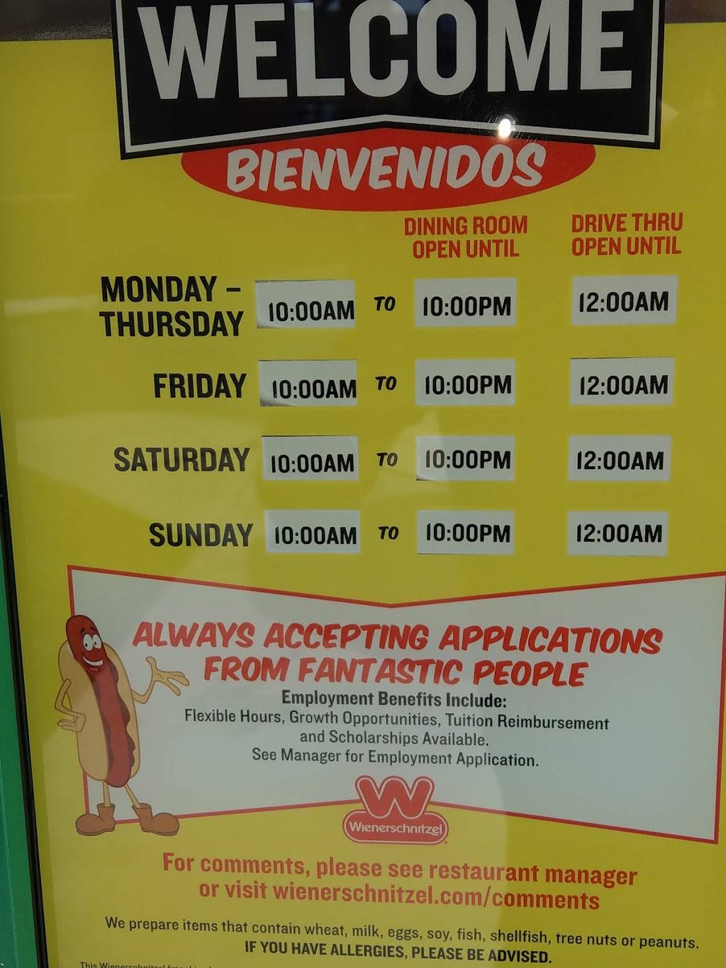 Wienerschnitzel | restaurant | 1888 N Tustin Ave, Orange, CA 92865, USA | 7146379835 OR +1 714-637-9835