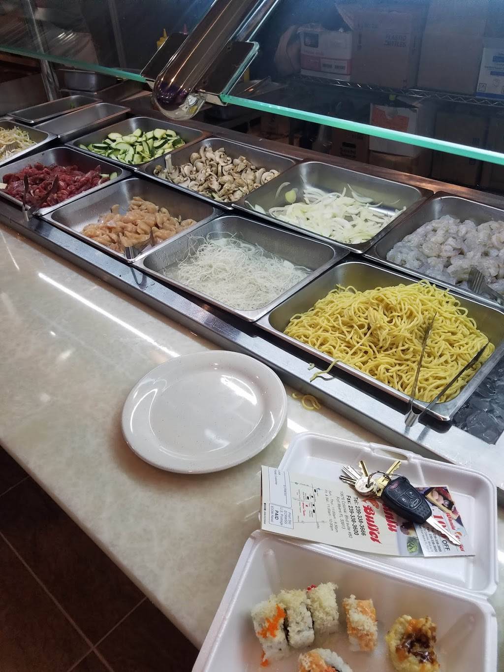 Wanfu Buffet | restaurant | 10676 Colonial Blvd, Fort Myers, FL 33913, USA | 2393383666 OR +1 239-338-3666