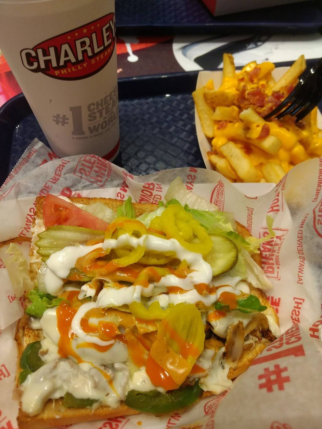 Charleys Philly Steaks | restaurant | 1455 Franklin Mills Cir, Philadelphia, PA 19154, USA | 2156370946 OR +1 215-637-0946