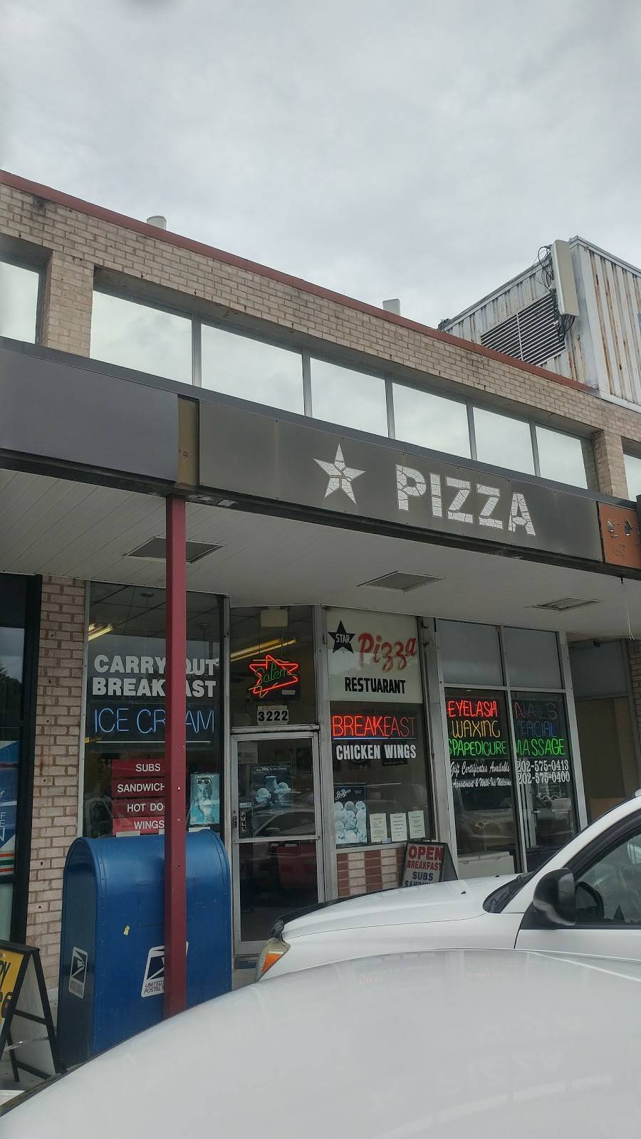 Star Pizza Restaurant Carryout | restaurant | 3222 Pennsylvania Ave SE, Washington, DC 20020, USA | 2025844100 OR +1 202-584-4100