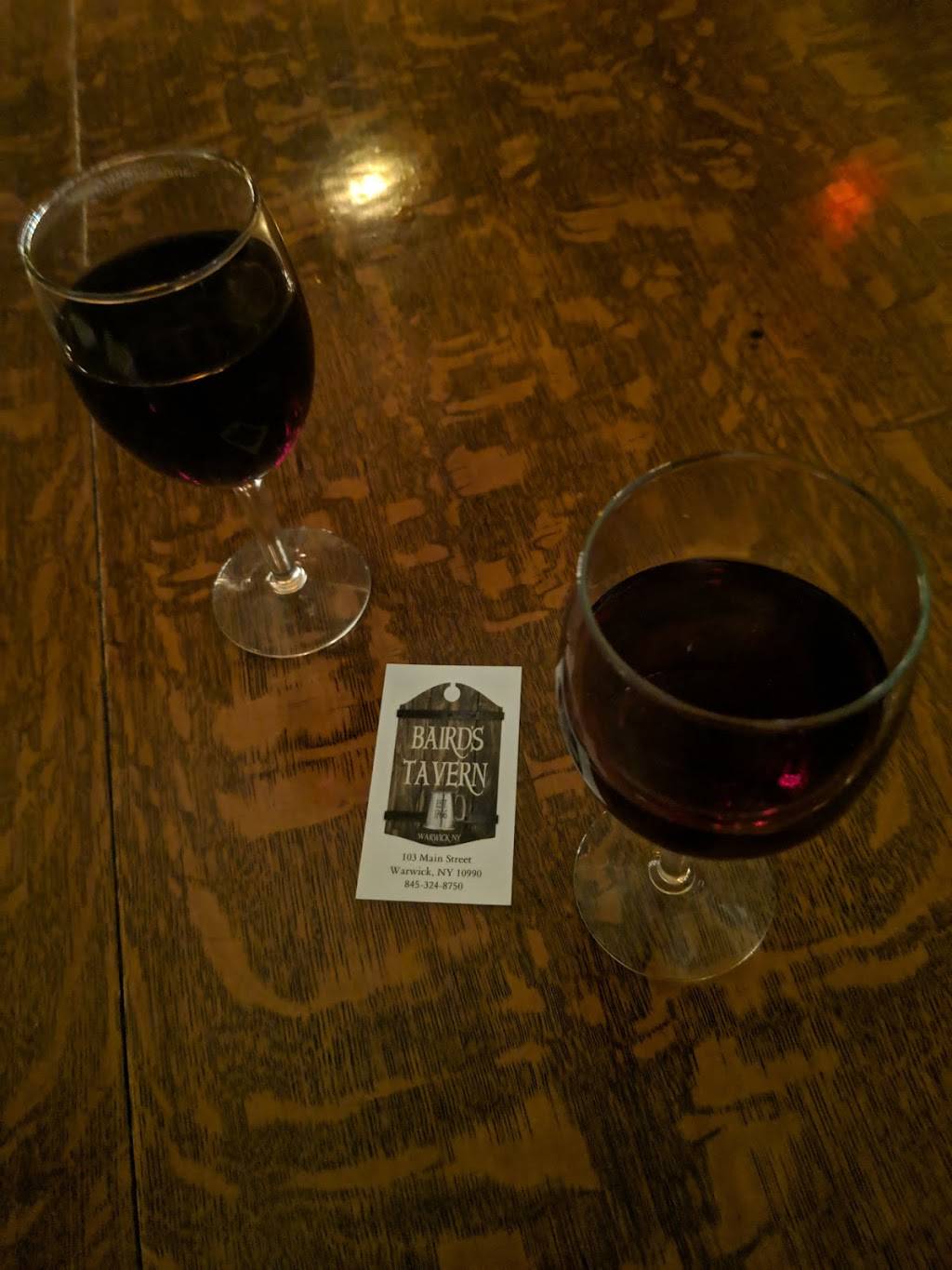 Bairds Tavern | restaurant | 1303 103 Main Street, Warwick, NY 10990, USA | 8453248750 OR +1 845-324-8750