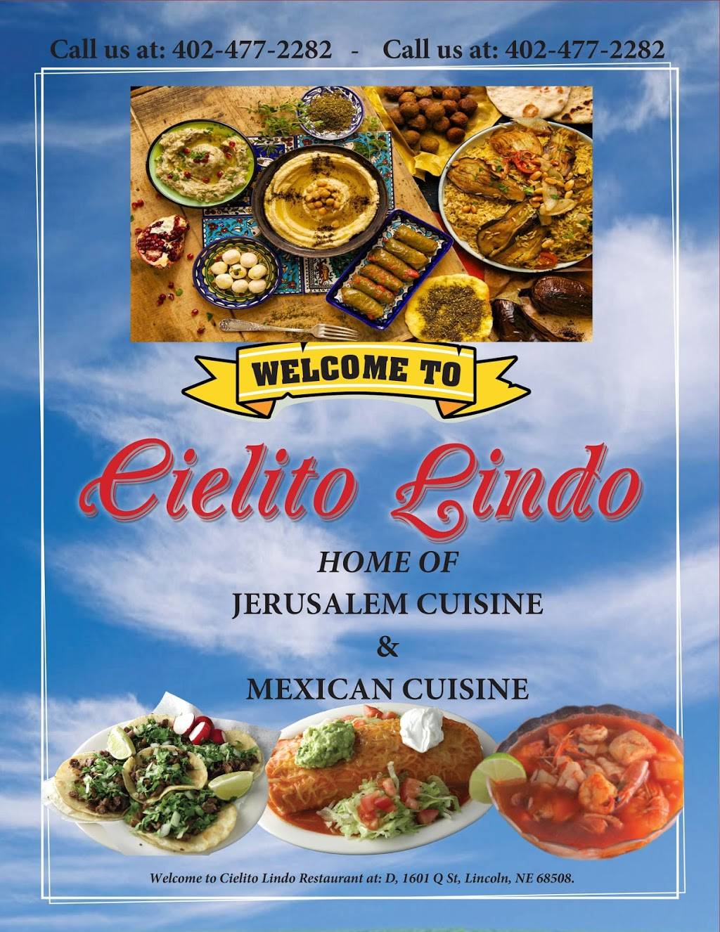 El Cielito Mexican Restaurant | restaurant | Centennial Plaza, 1601 Q St Suite # D, Lincoln, NE 68508, USA | 4024772282 OR +1 402-477-2282