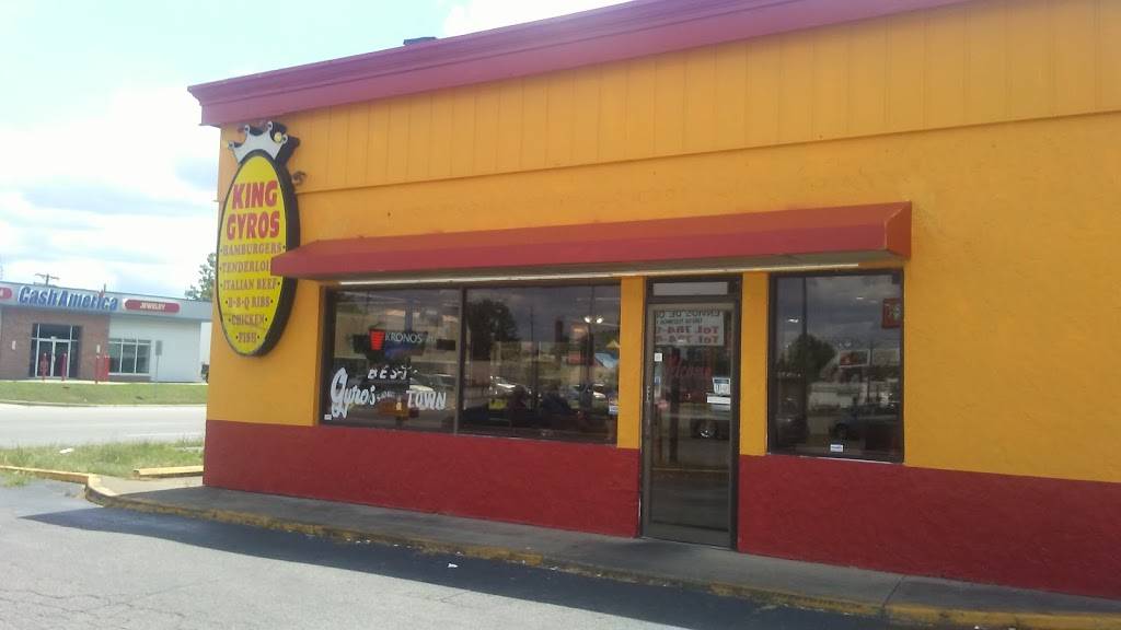 King Gyros | restaurant | 3410 S East St, Indianapolis, IN 46227, USA | 3177800441 OR +1 317-780-0441