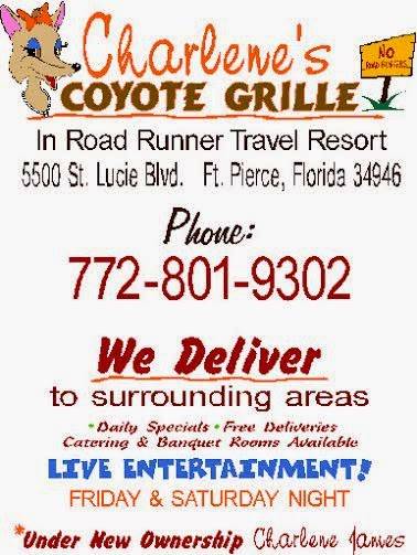 Charlenes Coyote Grille | restaurant | 5500 St Lucie Blvd, Fort Pierce, FL 34946, USA | 7728019302 OR +1 772-801-9302