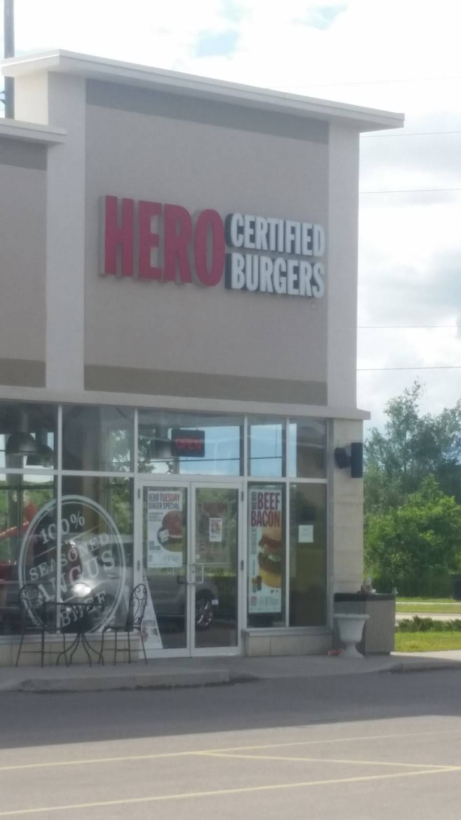 Hero Certified Burgers | restaurant | 444 Holland St W, Bradford, ON L3Z 0G1, Canada | 9057754449 OR +1 905-775-4449