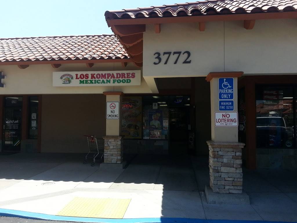 Los Kompadres Mexican Food | restaurant | 3772 Mission Ave #130, Oceanside, CA 92058, USA | 7607217829 OR +1 760-721-7829