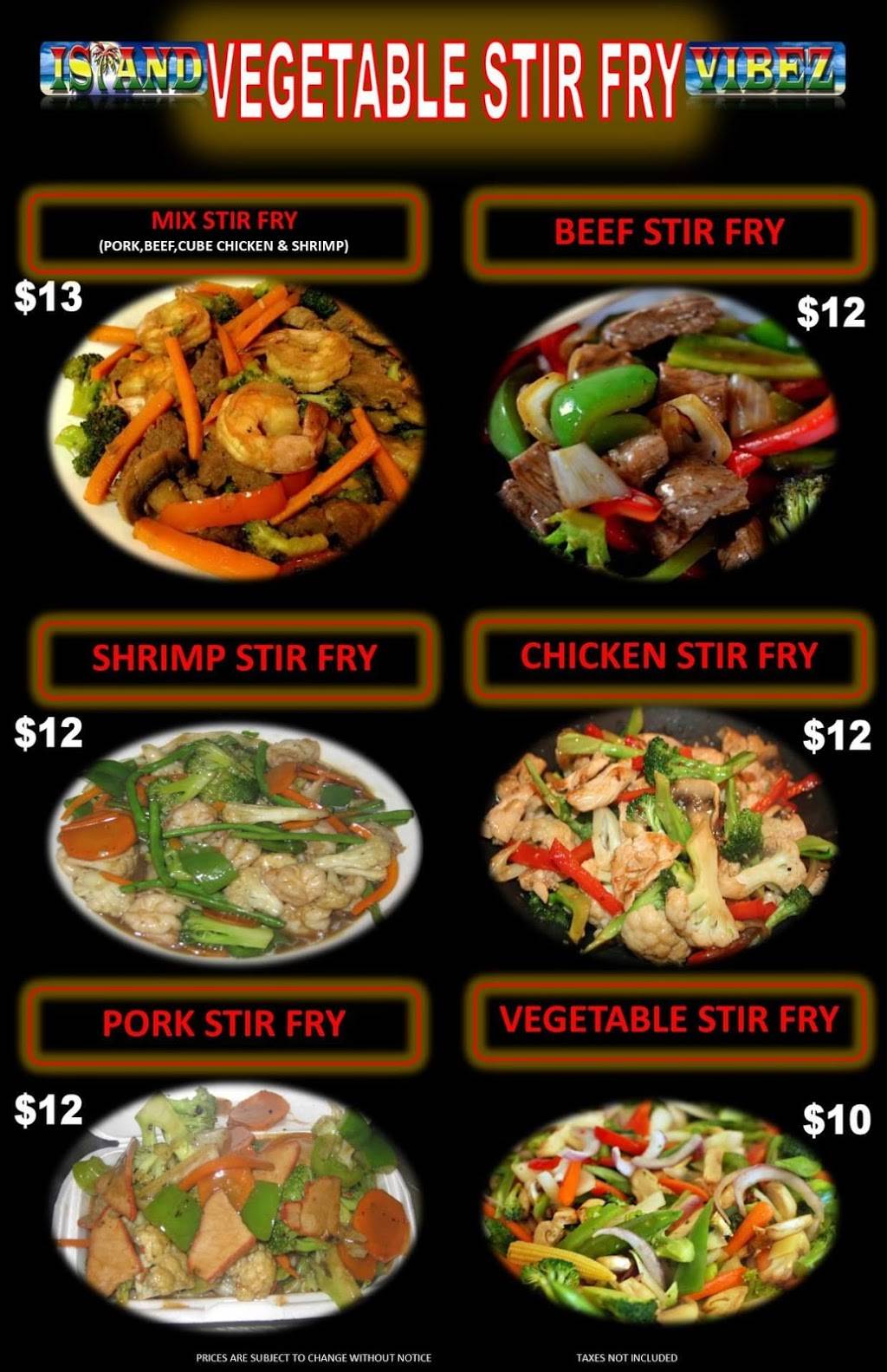 Island Vibez | restaurant | 791 Bovaird Dr W #8, Brampton, ON L6X 0T9, Canada | 9057965454 OR +1 905-796-5454