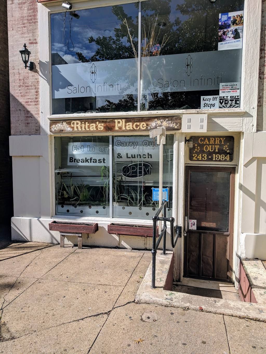 Ritas Place | restaurant | 2324 N Charles St, Baltimore, MD 21218, USA | 4102431984 OR +1 410-243-1984