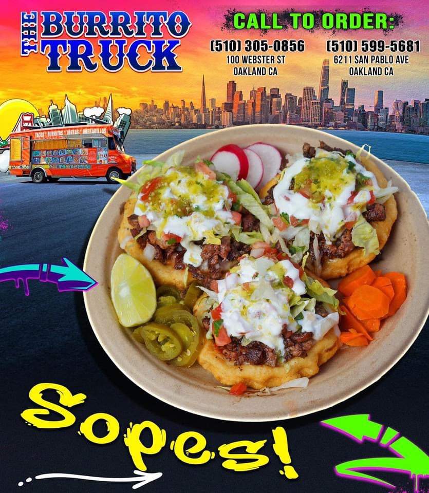 The Burrito Truck | restaurant | 6211 San Pablo Ave, Oakland, CA 94608, USA | 5105995681 OR +1 510-599-5681