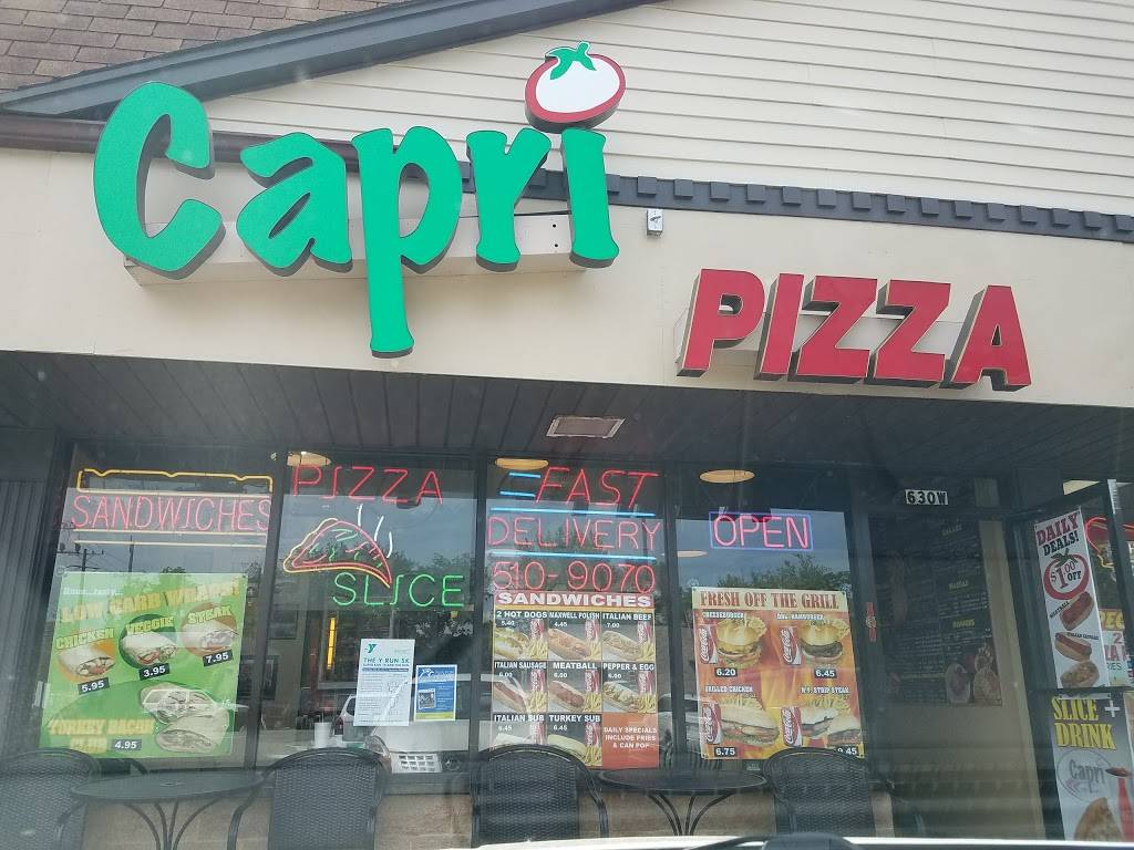 Capri Pizza & Pasta | meal takeaway | 630 Roosevelt Rd, Wheaton, IL 60187, USA | 6305109070 OR +1 630-510-9070