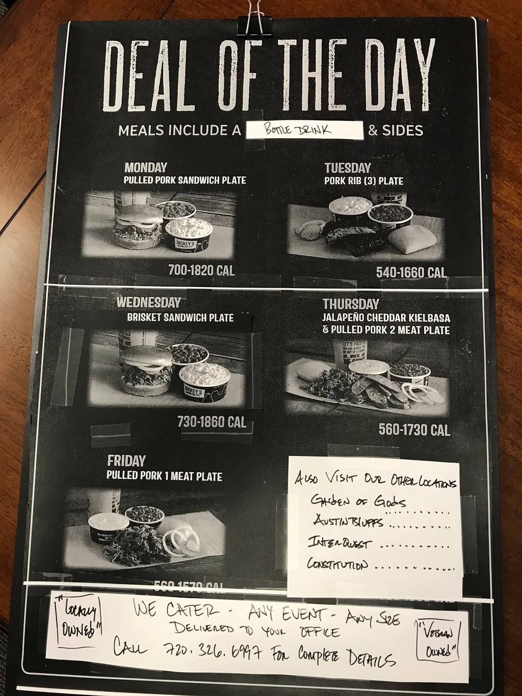 Dickeys Barbecue Pit | restaurant | 130 E Pikes Peak Ave, Colorado Springs, CO 80903, USA | 7192873926 OR +1 719-287-3926