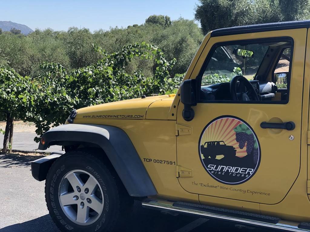 Sunrider Wine Tours | restaurant | 25170 Washington Ave, Murrieta, CA 92562, USA | 9515511516 OR +1 951-551-1516