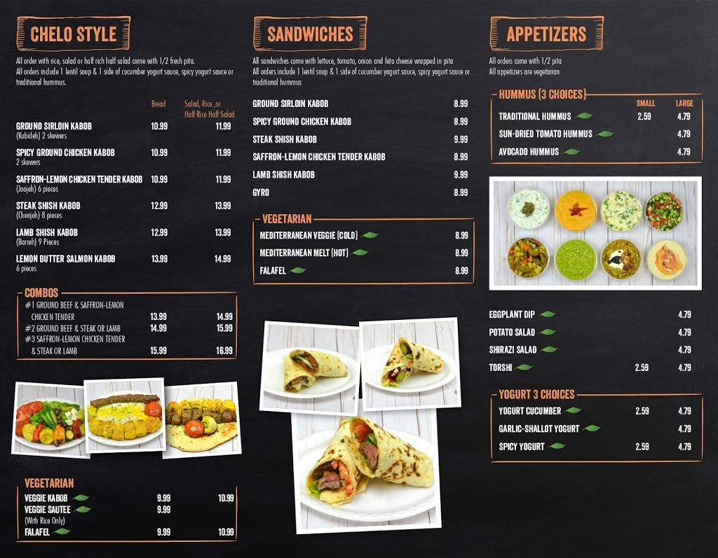 Chelo - Taste of Persia | restaurant | 6321 Van Nuys Blvd, Van Nuys, CA 91401, USA | 8188092391 OR +1 818-809-2391