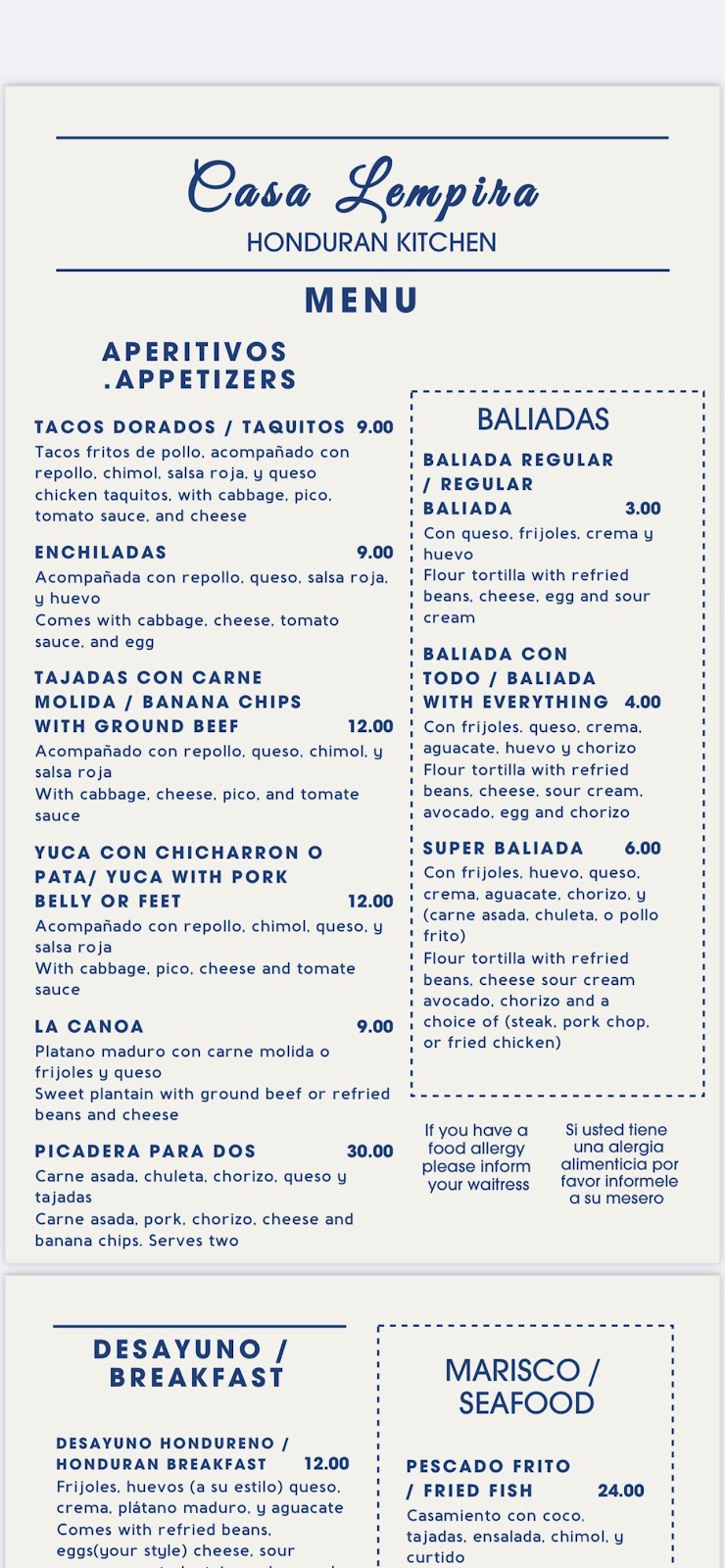 Casa Lempira | restaurant | 1264 Acushnet Ave, New Bedford, MA 02746, USA | 7746289876 OR +1 774-628-9876