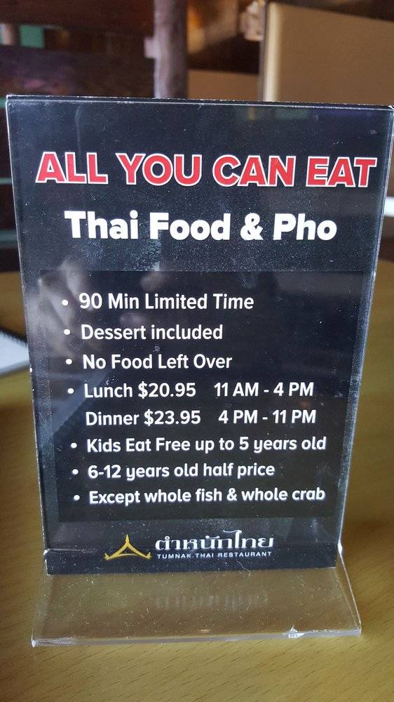 Tumnak Thai Food & Pho | restaurant | 5267 Hollywood Blvd, Los Angeles, CA 90027, USA | 3235937931 OR +1 323-593-7931