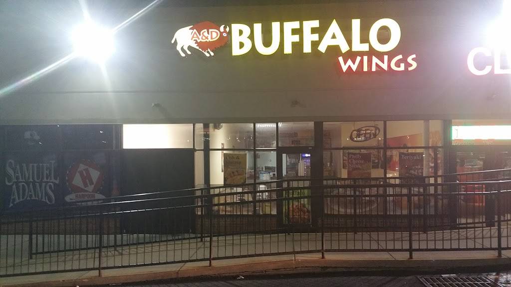 A&D Buffalo Wings | restaurant | 8722 Liberty Rd, Randallstown, MD 21133, USA | 4109224448 OR +1 410-922-4448