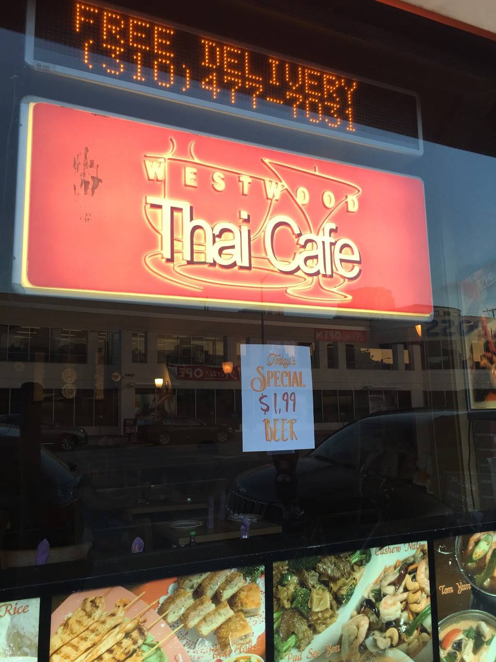 Westwood Thai Cafe | restaurant | 1375 Westwood Blvd, Los Angeles, CA 90024, USA | 3104777031 OR +1 310-477-7031