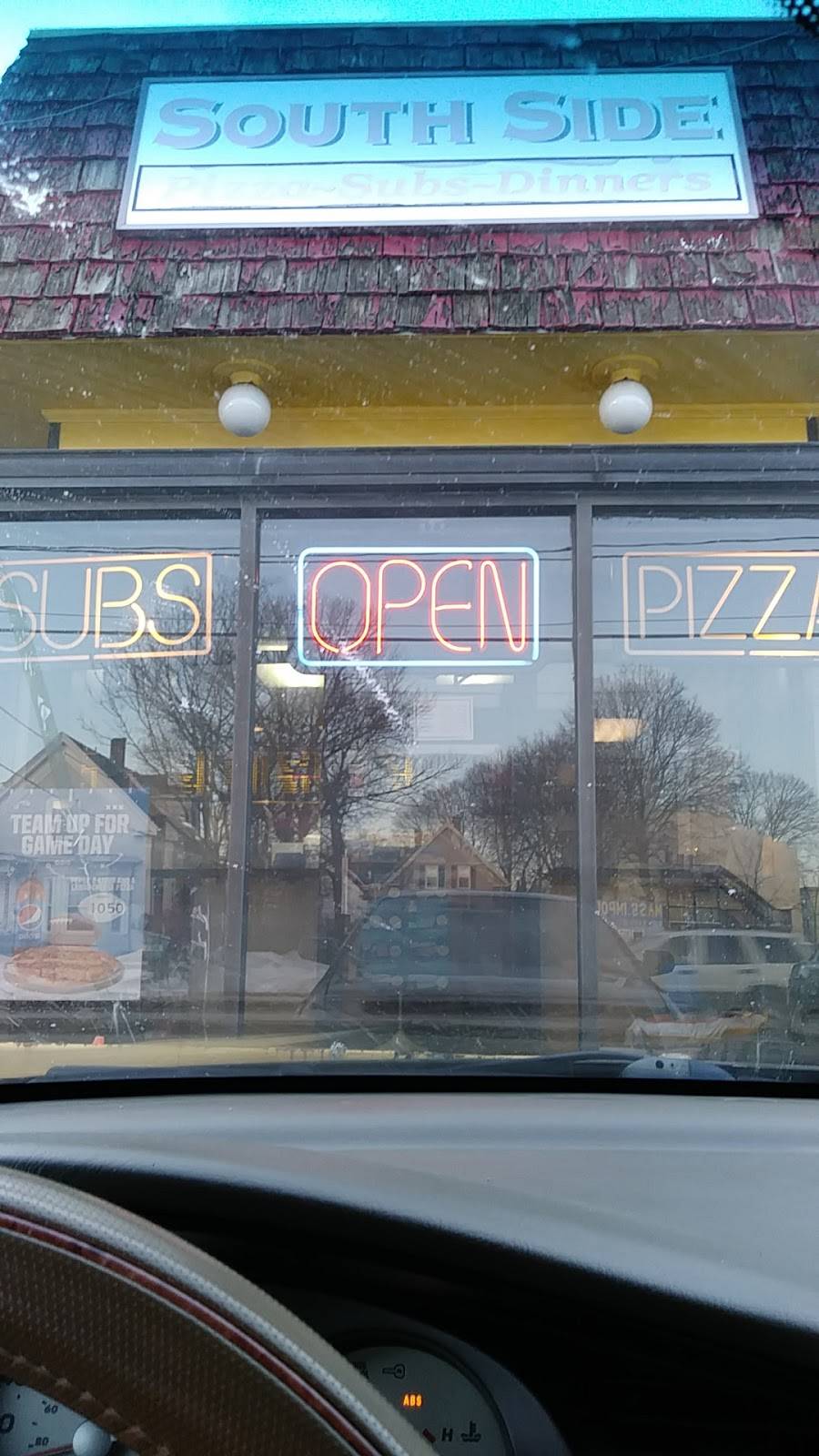 South Side Pizza & Subs | restaurant | 617 Main St, Brockton, MA 02301, USA | 5085865499 OR +1 508-586-5499