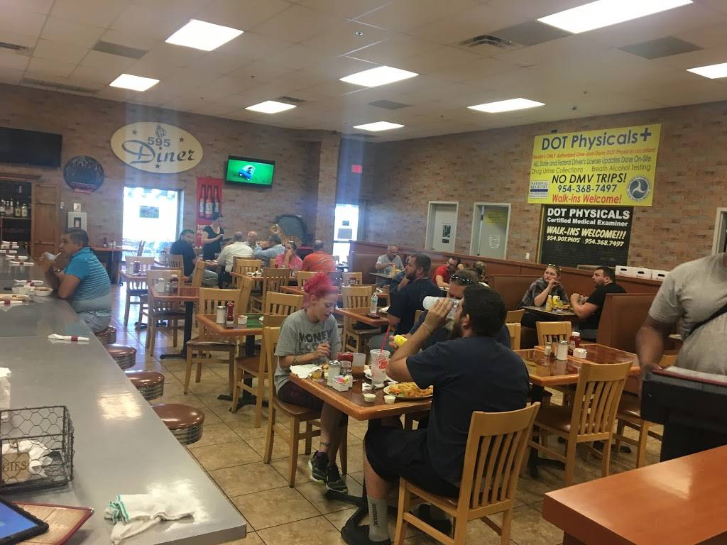 595 diner | restaurant | 2705 Burris Rd, Davie, FL 33314, USA | 9543683850 OR +1 954-368-3850