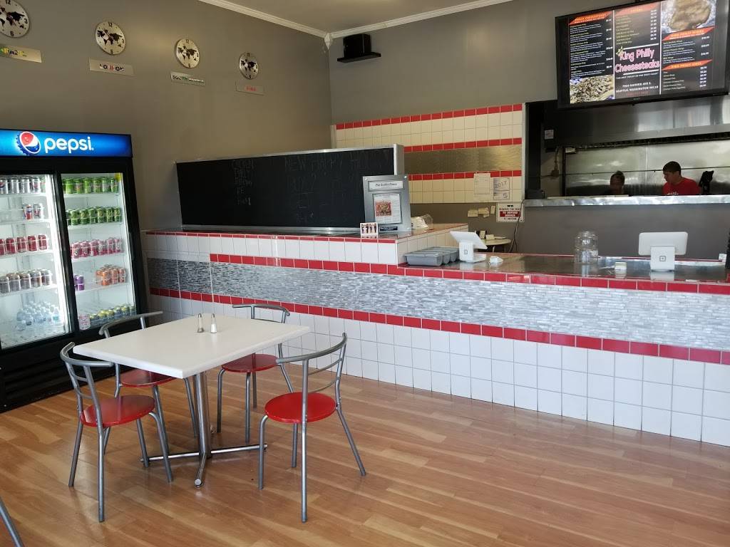 King Philly CheeseSteaks | restaurant | 7820 Rainier Ave S unit a, Seattle, WA 98118, USA | 2067222434 OR +1 206-722-2434