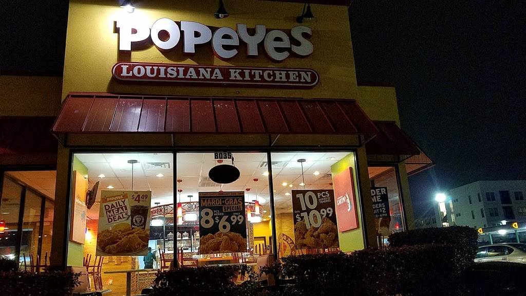Popeyes Louisiana Kitchen | restaurant | 8035 Forest Ln, Dallas, TX 75243, USA | 9722354160 OR +1 972-235-4160