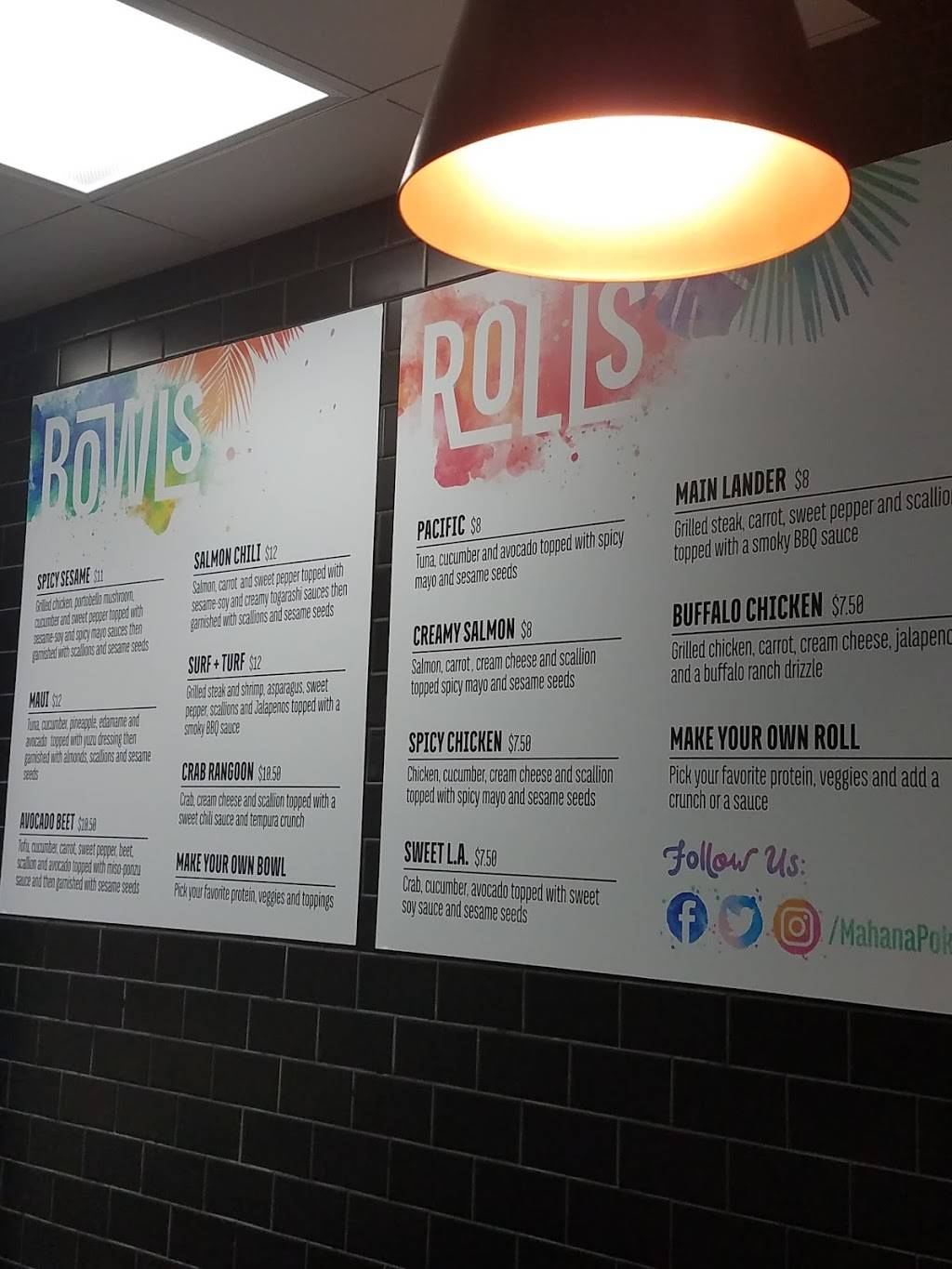 Mahana Poke | restaurant | 43780 Central Station Dr, Ashburn, VA 20147, USA | 7037293500 OR +1 703-729-3500