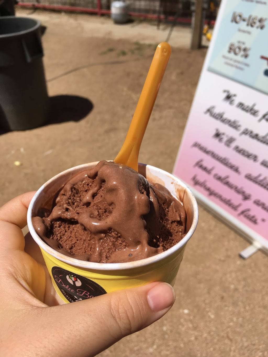 Dolce Bacio Gelato & Desserts | bakery | 2207 E Cesar Chavez St, Austin, TX 78702, USA | 5129454542 OR +1 512-945-4542