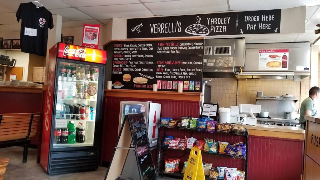 Verrellis Yardley Pizza | restaurant | 20 S Main St, Yardley, PA 19067, USA | 2154936888 OR +1 215-493-6888
