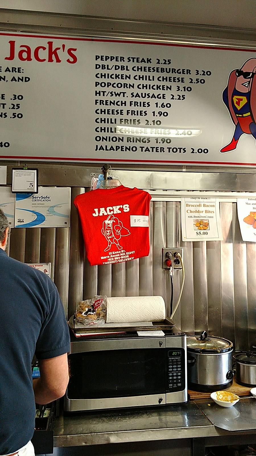Jacks Hot Dog Stand | restaurant | 12 Eagle St, North Adams, MA 01247, USA | 4136649006 OR +1 413-664-9006