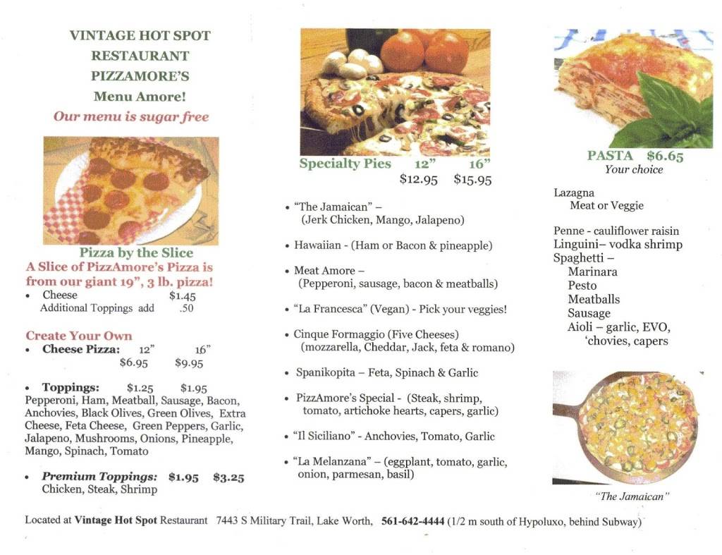 PizzAmore, Inc | restaurant | 7443 S Military Trail, Lake Worth, FL 33463, USA | 5612028702 OR +1 561-202-8702