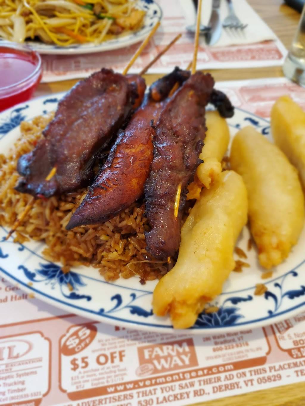 Asia Restaurant | restaurant | 133 Depot St, Lyndonville, VT 05851, USA | 8026263382 OR +1 802-626-3382