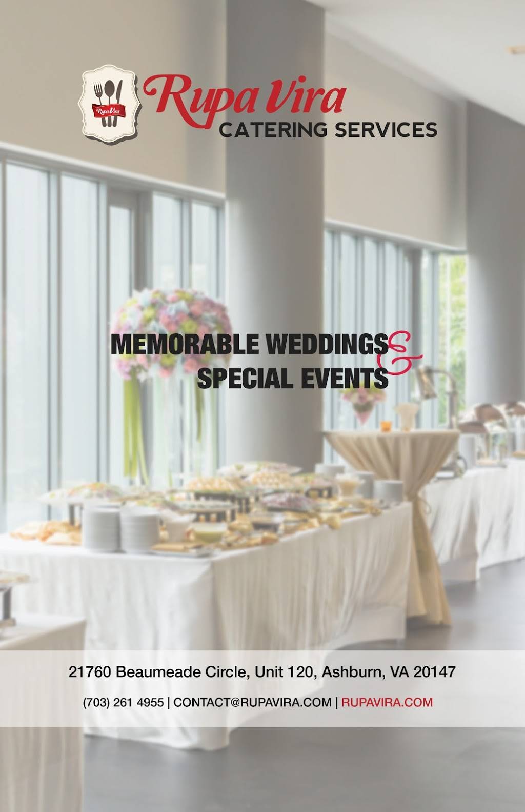 Rupa Vira Catering Services | restaurant | 4121 Meadow Hill Ln, Fairfax, VA 22033, USA | 7032614955 OR +1 703-261-4955