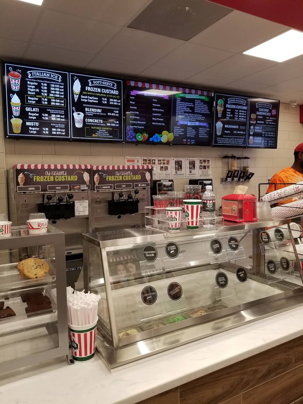 Ritas Italian Ice & Frozen Custard | restaurant | 1750 N University Dr, Coral Springs, FL 33071, USA | 9547750736 OR +1 954-775-0736