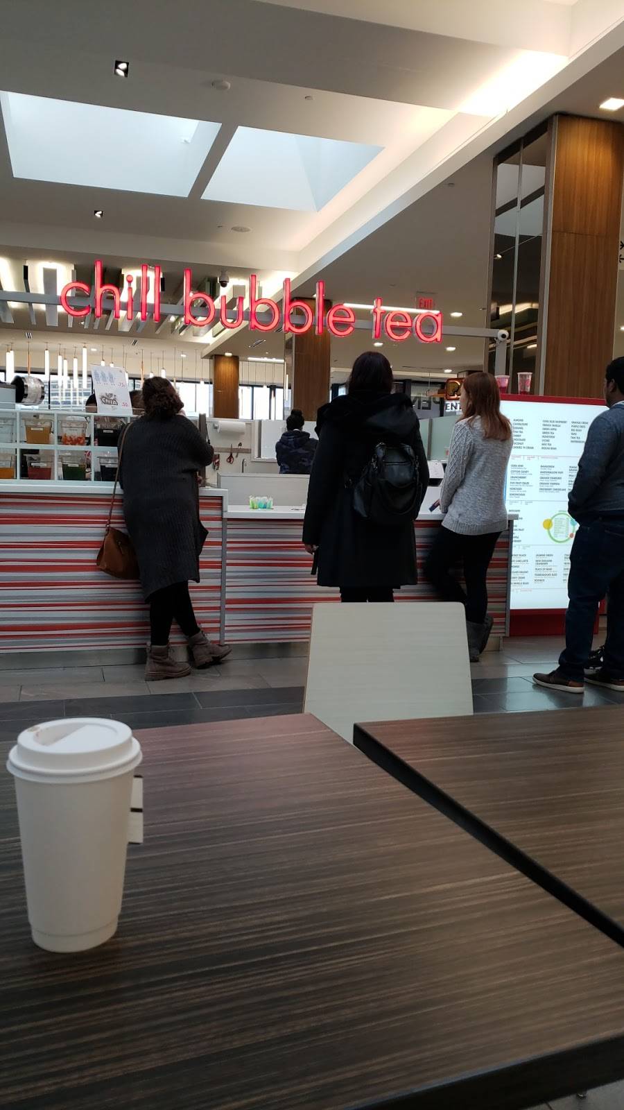 Chill Bubble Tea | cafe | KI-01, Woodfield Mall, Schaumburg, IL 60173, USA | 8472529226 OR +1 847-252-9226