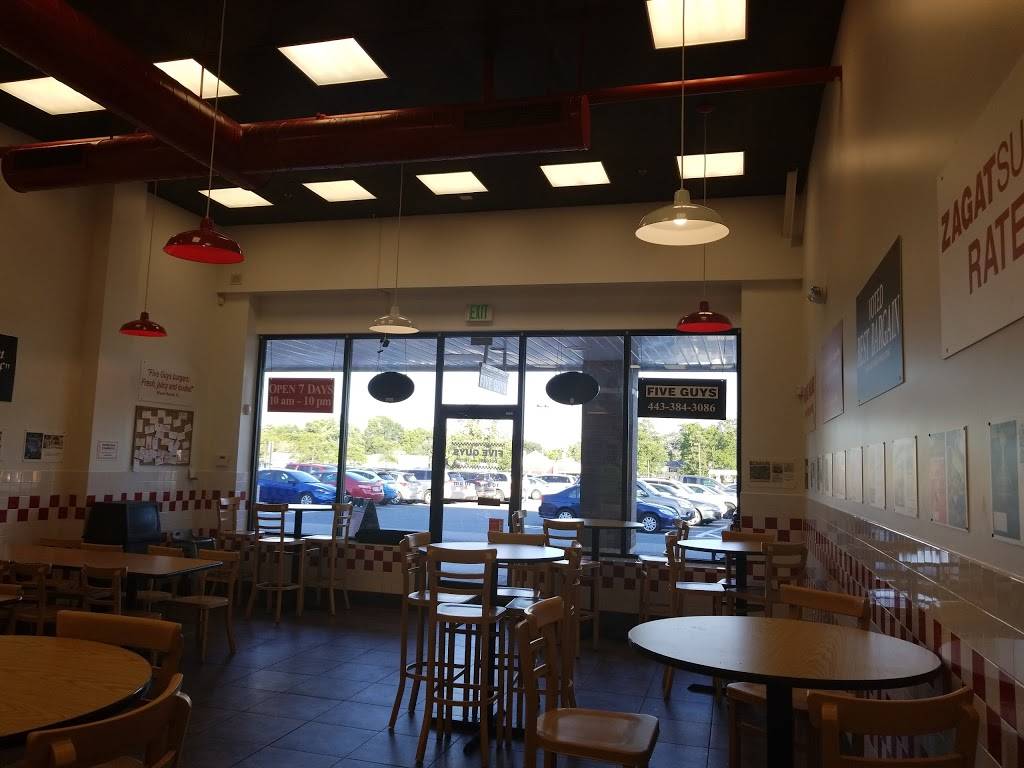 Five Guys | meal takeaway | 8904 Waltham Woods Rd, Parkville, MD 21234, USA | 4433843086 OR +1 443-384-3086