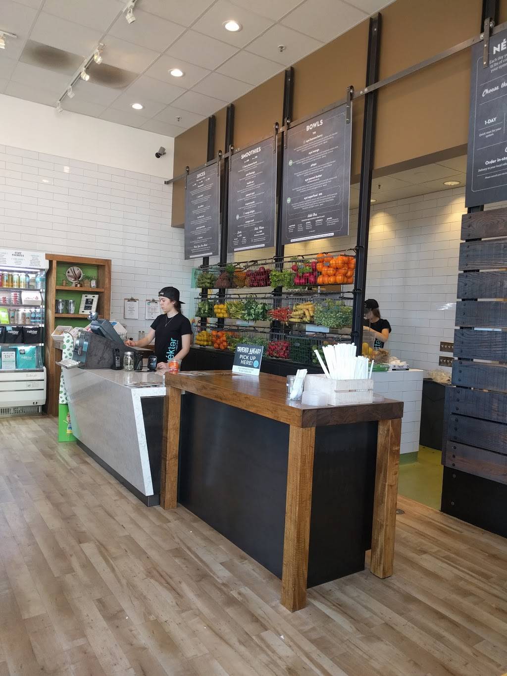 Nekter Juice Bar | cafe | 3456 Blackhawk Plaza Cir Suite D7-D12, Danville, CA 94506, USA | 9254063100 OR +1 925-406-3100