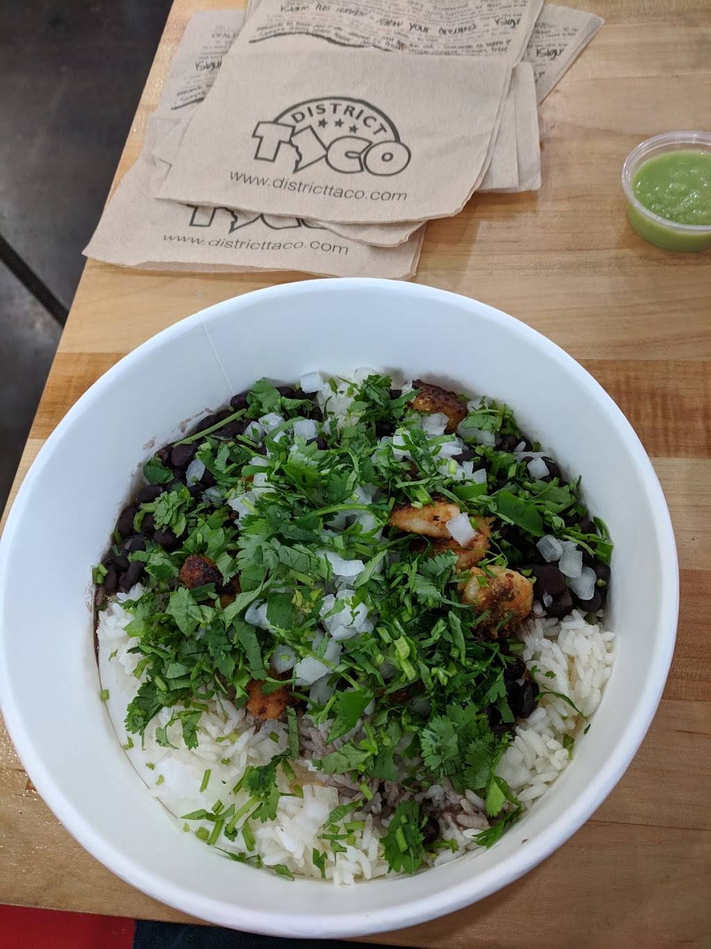 District Taco | restaurant | Tysons Corner, 1500-C Cornerside Blvd, Tysons, VA 22182, USA | 5714181580 OR +1 571-418-1580