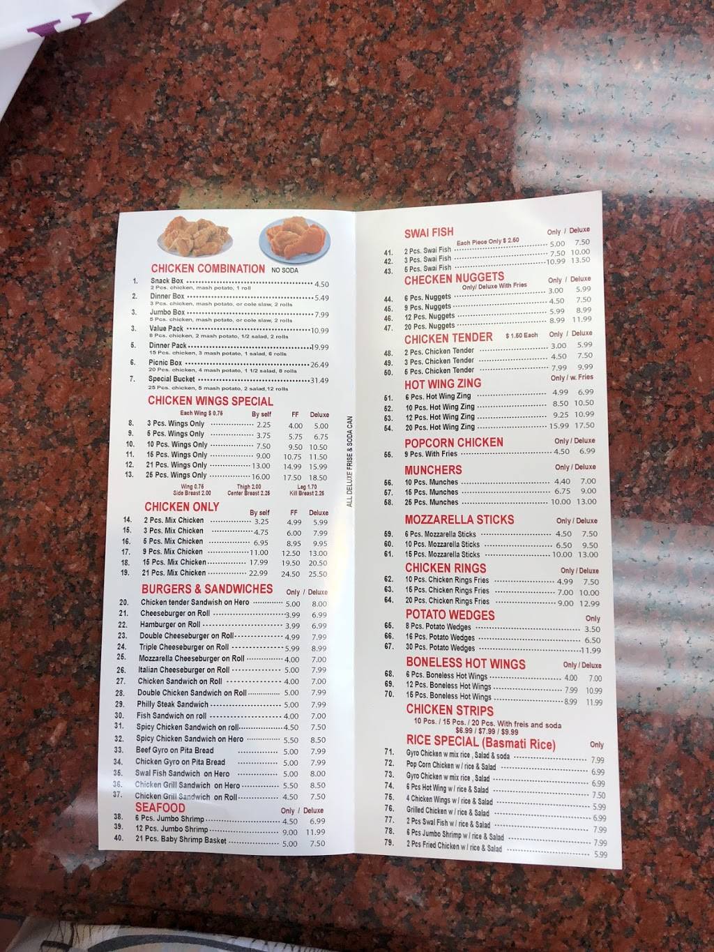 JFK Fried Chicken | restaurant | 2041 1st Avenue, New York, NY 10029, USA | 2124231011 OR +1 212-423-1011